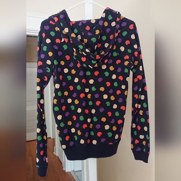Marc by Marc Jacobs Normandy navy blue & multi color jacket with hoodie size XS - Picture 6 of 13